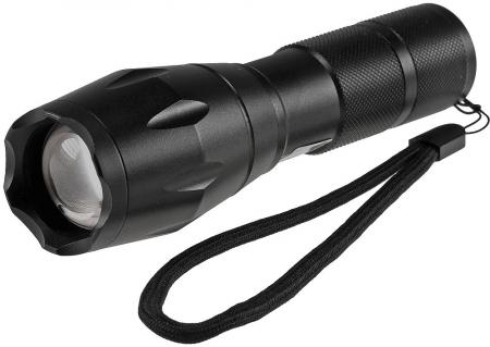 ChiliTec LED-Taschenlampe "CTL10 Zoom" 10W ØxL 136x37mm, Zoomfunktion, 350 Lumen