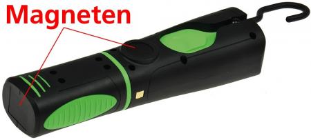 ChiliTec LED Stableuchte mit Akku "FlexiLED 300+" Ladeschale, Magnethalter, 3W, 250lm,IP44