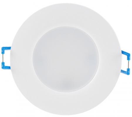 ChiliTec LED-Einbauleuchte "Flat-30 FR-R" 3000K Ø85x30mm, 5W, 460lm, IP44, rund, weiß