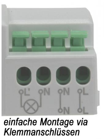 ChiliTec HF Bewegungsmelder "CBM extend" 230V 180/360°, zur Nachrüstung in Leuchten