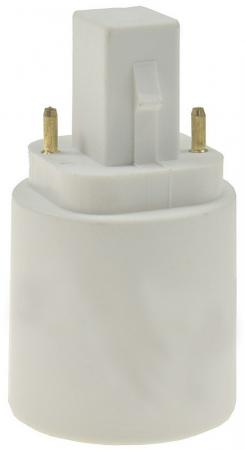 ChiliTec Lampensockel-Adapter, Kunststoff G24 auf E27, G24 universal d1,d2,d3