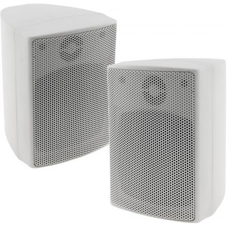 ChiliTec Satelliten Lautsprecher "CTB-40W" Paar 40W, 8Ohm, 130x95x115mm, weiß