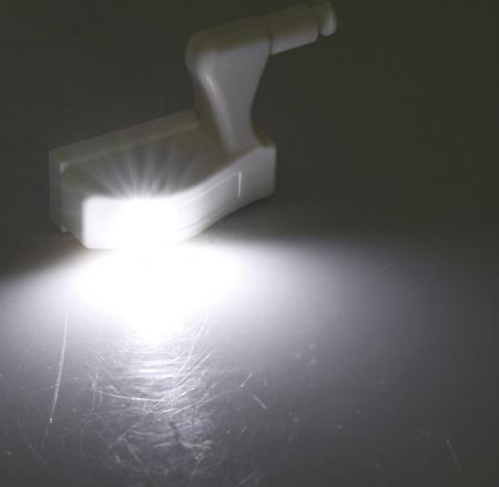 ChiliTec LED Schrankleuchte, 4er-Set Batteriebetrieb, Drucksensor für Türen
