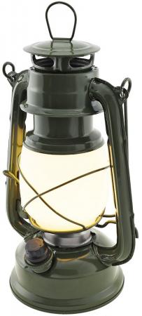 ChiliTec LED Camping Laterne "CT-CL Army" ØxH 12x23,5cm, 4x AA, warmweiß, dimmbar