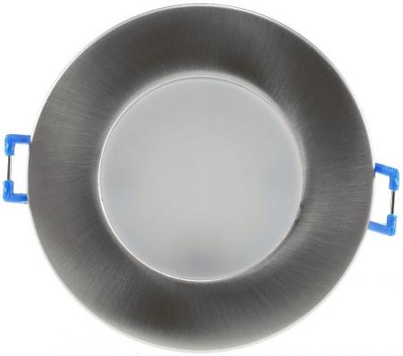 ChiliTec LED-Einbauleuchte "Flat-30 FR-R" 3000K Ø85x30mm, 5W, 590lm, IP44, rund, poliert