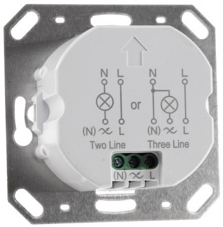 ChiliTec Unterputz PIR-Bewegungsmelder 190°- IP65 2 & 3 - Draht Technik, weiß
