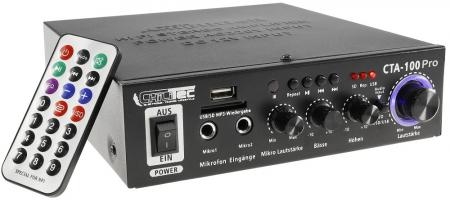 ChiliTec HiFi-Verstärker "CTA-100 Pro" 100W 1x Line IN, USB/SD, FB, Bluetooth