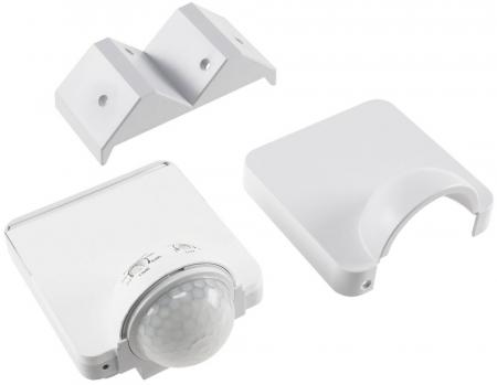 ChiliTec Aufputz-Bewegungsmelder "CBM 65" 360°, max. 10m Detektion, IP65, weiß