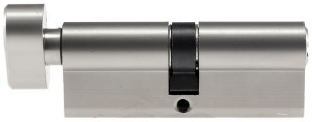 ChiliTec Schließzylinder 80mm (40+40mm) mit Knauf Profil-Zylinder, 5 Sicherheits-Schlüssel