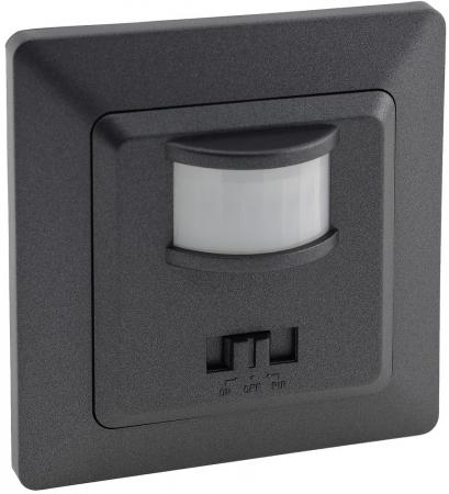 ChiliTec MILOS Bewegungsmelder 160° Anthrazit LED geeignet Unterputz 2-Draht – 23406