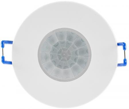 ChiliTec Decken-Einbau-Bewegungsmelder 360° IP65 PIR, LED geeignet, 8m Detektion, 76x36mm