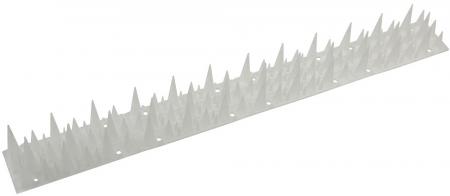 ChiliTec Taubenabwehr Spikes 10er Set Kunststoff, 400x42x36mm, weiß/transparen