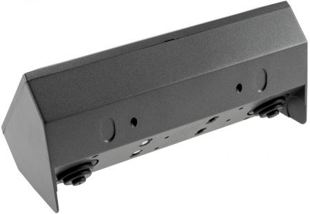 ChiliTec 2-fach Steckdosenblock+ 2x USB,anthrazit 250V~/ 16A, Aufbaumontage, USB 3,1A