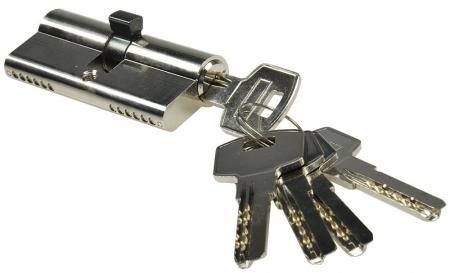 ChiliTec Schließzylinder 60mm (30+30mm) 5 Schlüssel, Not- & Gefahrenfunktion