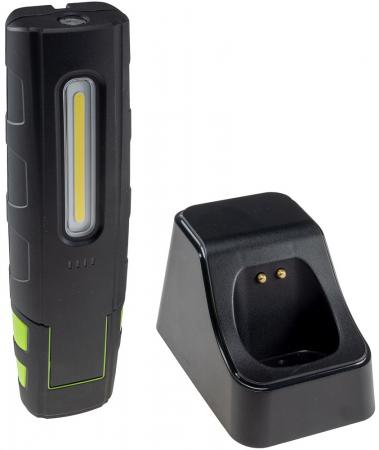 ChiliTec LED Stableuchte mit Akku "FlexiLED 880" Ladeschale, Magnetfuß,10W, 880lm,IP67