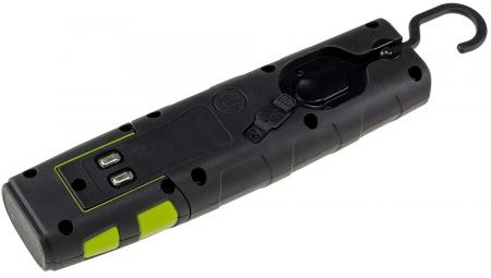 ChiliTec LED Stableuchte mit Akku "FlexiLED 880" Ladeschale, Magnetfuß,10W, 880lm,IP67