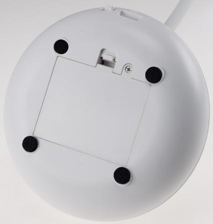 ChiliTec LED Tischleuchte mit Schwanenhals Batterie, dimmbar, warmweiß, Weiß