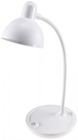 ChiliTec LED Tischleuchte mit Schwanenhals Batterie, dimmbar, warmweiß, Weiß
