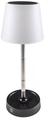 ChiliTec 23766 LED Akku Tischleuchte 1,7W 122lm 3000K Warmweiß, stufenlos dimmbar, Touch, USB-C, 115–290mm, IP20