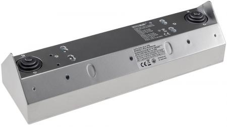ChiliTec 4-fach Steckdosenblock, USB-A+C, silber 250V~/ 16A, Aufbaumontage, USB 3,1A, PD