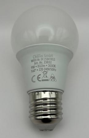 ChiliTec LED Glühlampe E27 "promo" neutralweiß 230V, 160°, 8,7W, 815lm, 4170K