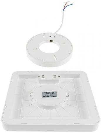 ChiliTec LED Deckenleuchte "Santano 24 Qw" 23x23cm, 24W, 2088lm, 2900K warmweiß
