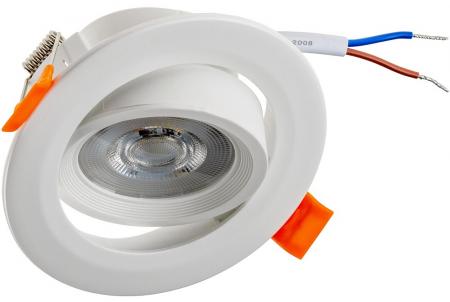 ChiliTec LED-Einbauleuchte "Flat-36 CCT" 5W, 3000/4000/6500K, schwenkbar