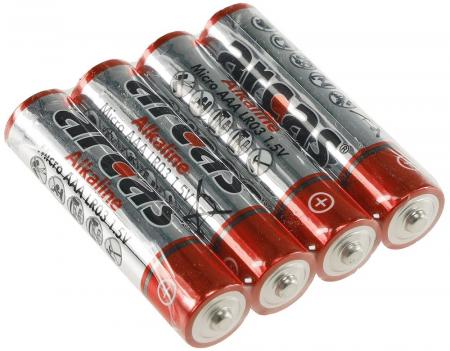 36er Flat-Pack Micro-Batterien ARCAS Alkaline Typ AAA/LR03, 1,5V