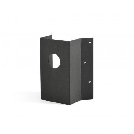Konstsmide 448-750 Universal Eckbefestigung schwarz lackiertes Aluminium