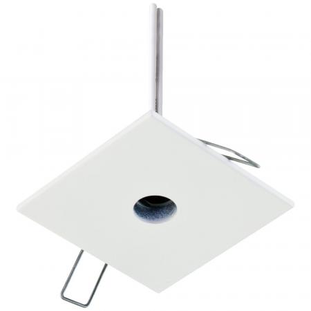 EVN Decken Lichtpunkt für G4 Leuchtmittel quad. weiß IP20 G4 12V EinbauØ25