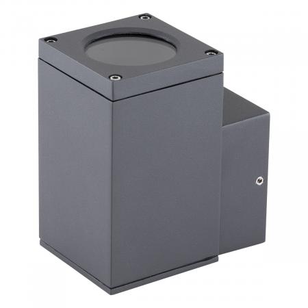 EVN Wandanbau Leuchte 1-flg anthrazit IP54 GU10
