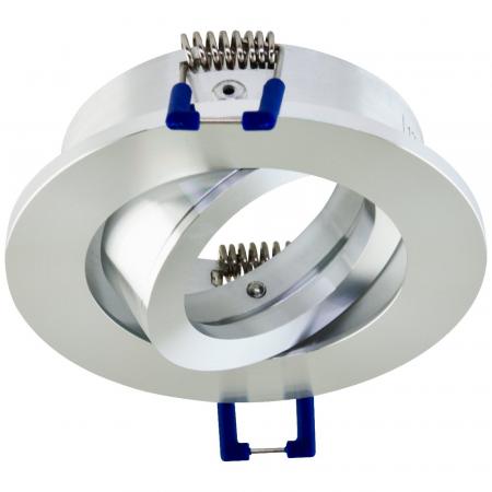 EVN 505014 Schwenkbare Deckeneinbauleuchte Aluminium 12 V 30° Einbaudurchmesser 75 mm