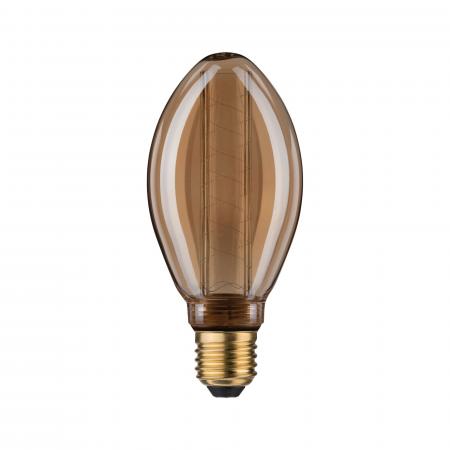 Paulmann 5072 Bundle 2xLED Lampen Inner Glow spiral 4W wie 25W E27 gold 1800K extra warmweißes Licht