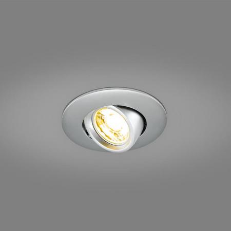 EVN 509014 Schwenkbare Deckeneinbauleuchte Chrom 12 V 35° Einbaudurchmesser 93 mm