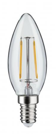 5er Paulmann 5092 LED Filament Kerzen E14 2,6W wie 25W klar 2700K warmweißes Licht