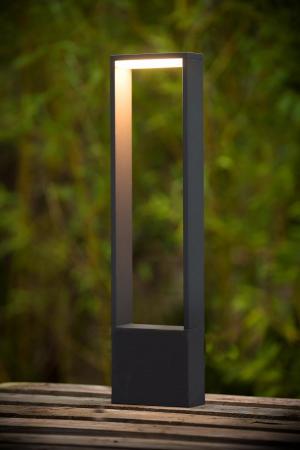 Lucide GOA LED Pollerleuchte Anthrazit – 10W, 3000K, IP54, 60 cm