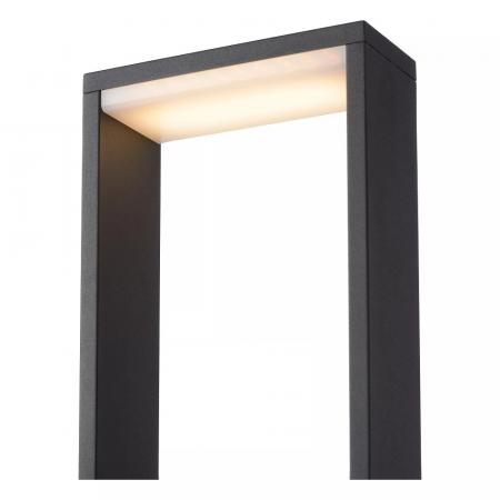 Lucide GOA LED Pollerleuchte Anthrazit – 10W, 3000K, IP54, 60 cm