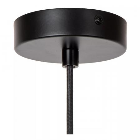 Lucide JOANET Pendelleuchte Ø16 cm E27 Rauchglas Grau Messing