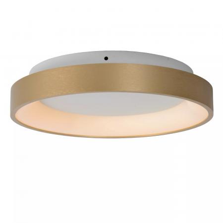 Lucide ESTREJA LED Deckenleuchte Ø40cm 40W CCT 2500–3000K Schwarz Fernbedienung