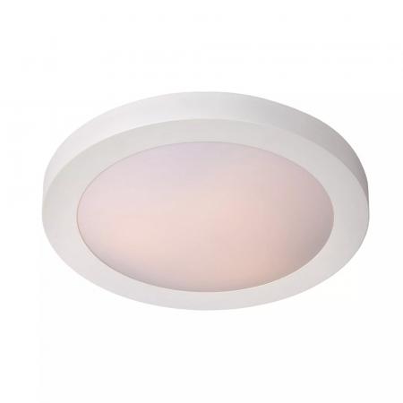 Lucide FRESH LED Deckenleuchte Badezimmer Ø27 cm E27 IP44 Weiß Acryl