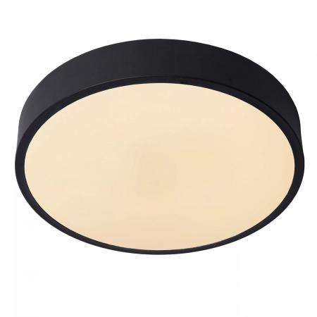 Lucide UNAR LED Deckenleuchte Ø30cm 3-StepDim 2700K Schwarz modern
