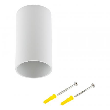 EVN Minimalistischer Decken-Deckenstrahler für GU10 Leuchtmittel rund weiß IP20