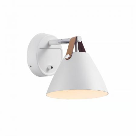 DFTP Strap Wandleuchte Weiss innovativer Materialmix