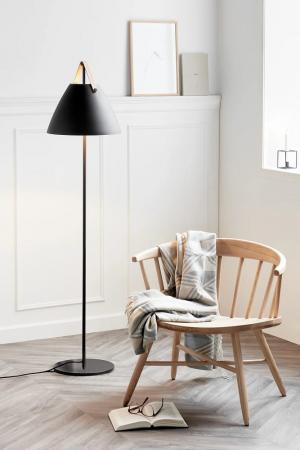 DFTP Strap Stehlampe Schwarz Lederaccessoire
