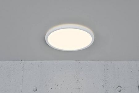 Flache leistungsstarke LED-Küchen Deckenleuchte in weiss, schaltbare Farbtemperatur