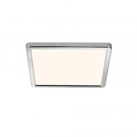 LED Bad-Deckenleuchte eckig & flach schaltbar 29cm schaltbar chrom