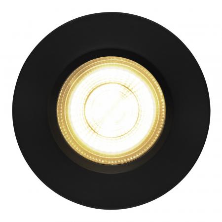 Nordlux Dorado Smart Einbaustrahler Schwarz dimmbar angenehmes Licht Bluetooth