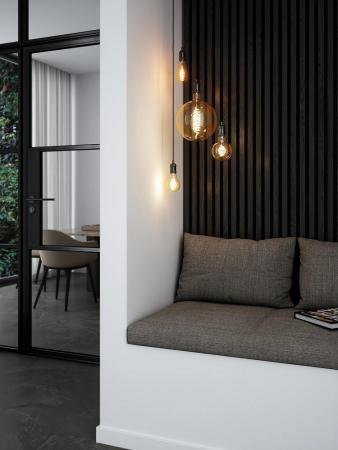 Nordlux Smart E27 ST64 Deco Filament LED 4,7 W 380 lm 2200 K, dimmbar, amber