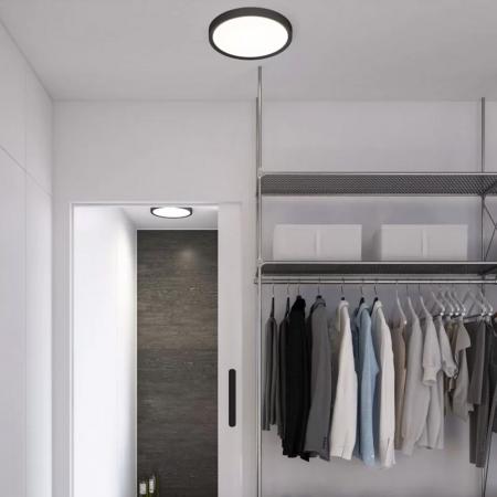 Nordlux Liva Smart LED Deckenleuchte 21W Schwarz – 2700–6500K 2100lm IP54 Bluetooth