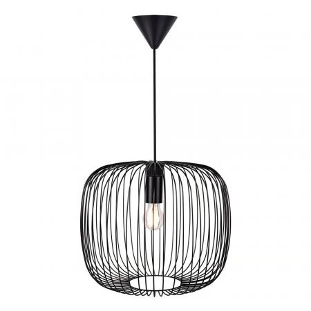 Nordlux Beroni 40 moderne Pendelleuchte Schwarz E27 dimmbar minimalistisches Design